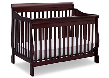 Delta Children Canton 4-in-1 Convertible Crib, Espresso Cherry