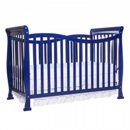 Dream On Me Violet 7-in-1 Convertible Life Style Crib, Royal Blue, 44 Pound 