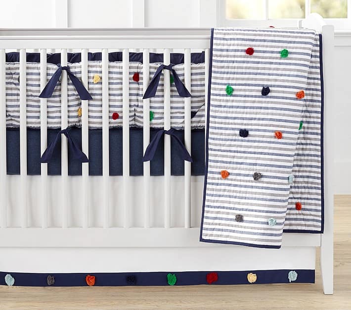 Pottery Barn Kids crib bedding