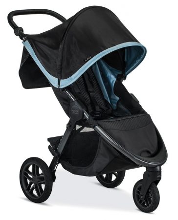 Britax B-Free stroller has subtle color pops