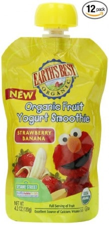 earth's best organic fruit yogurt smoothie
