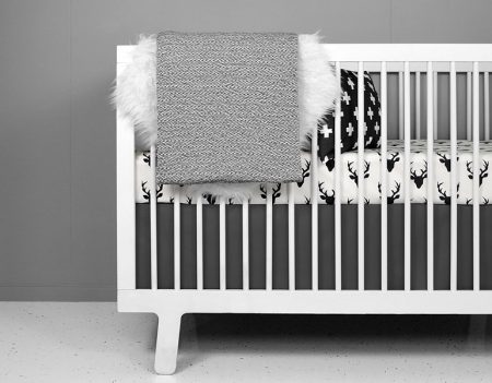 Olli + Lime crib bedding