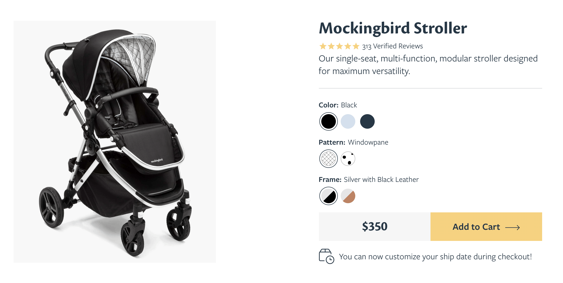 Mockingbird stroller review: current fashions