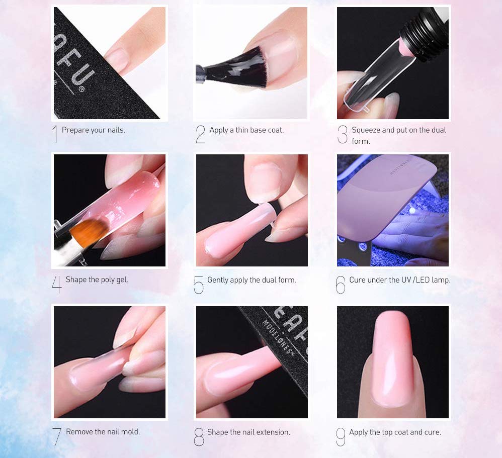 best polygel nail kit with led lamp baby bargains